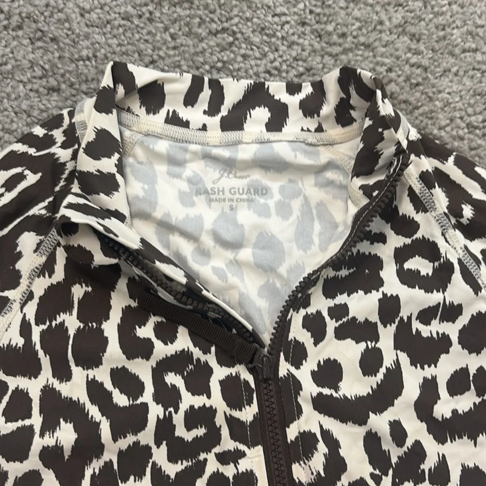 JCrew Leopard Bikini + rash guard - Picture 4 of 6